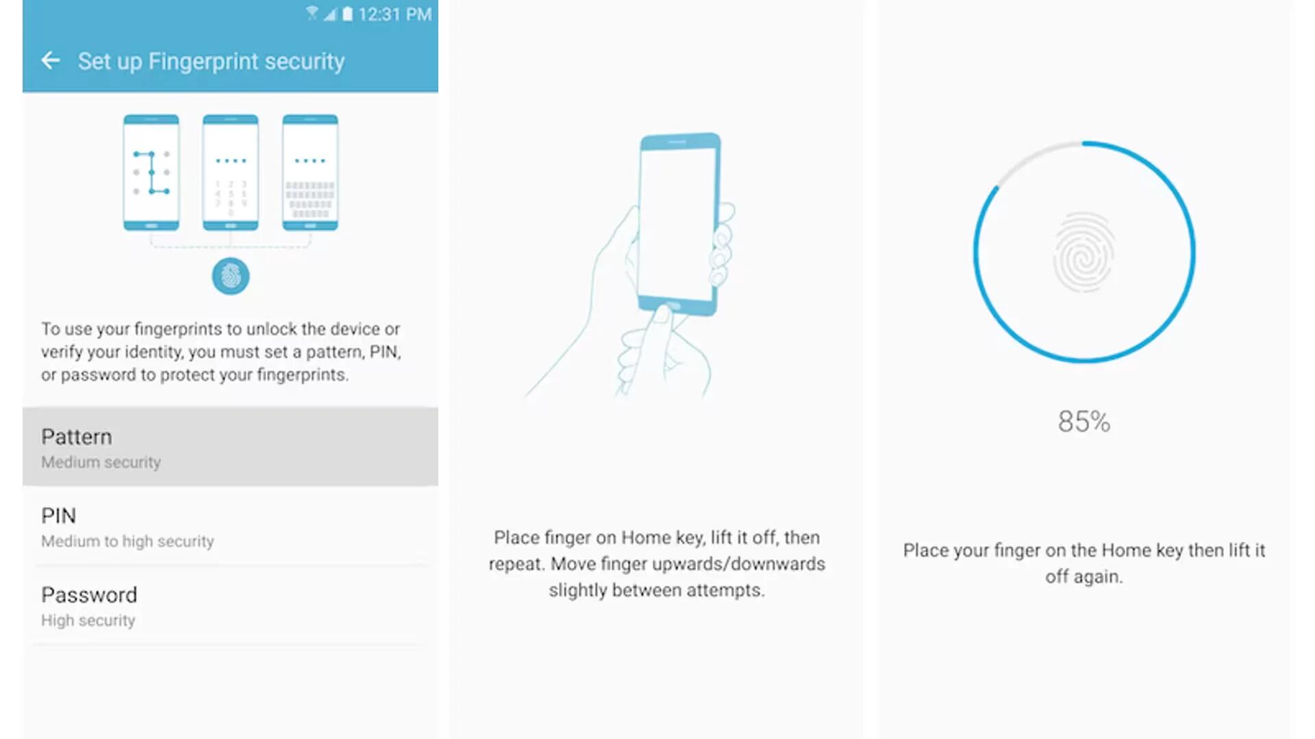 Registering Fingerprint