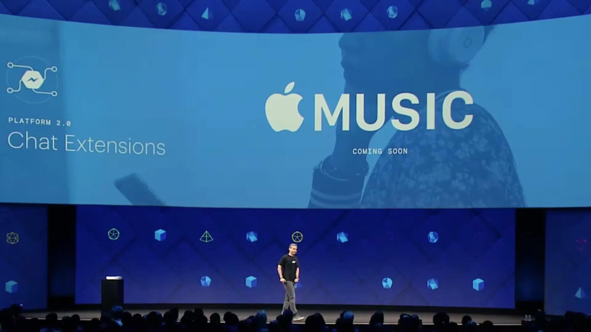 Facebook Messenger Gets Apple Music And Spotify Chat Extension