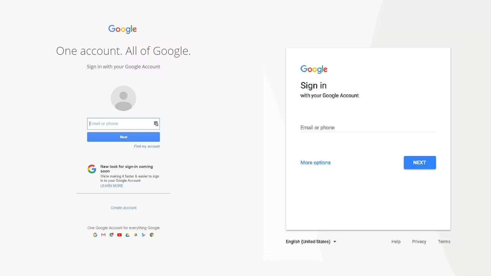 Google Will Introduce A New Web Sign-In UI For Desktop Users