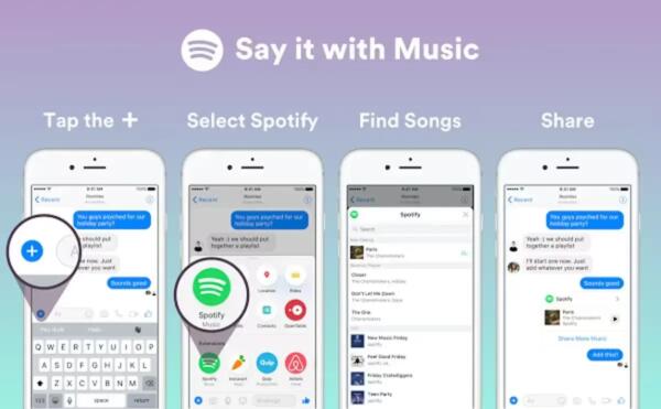 Facebook Messenger Gets Apple Music And Spotify Chat Extension - Prime