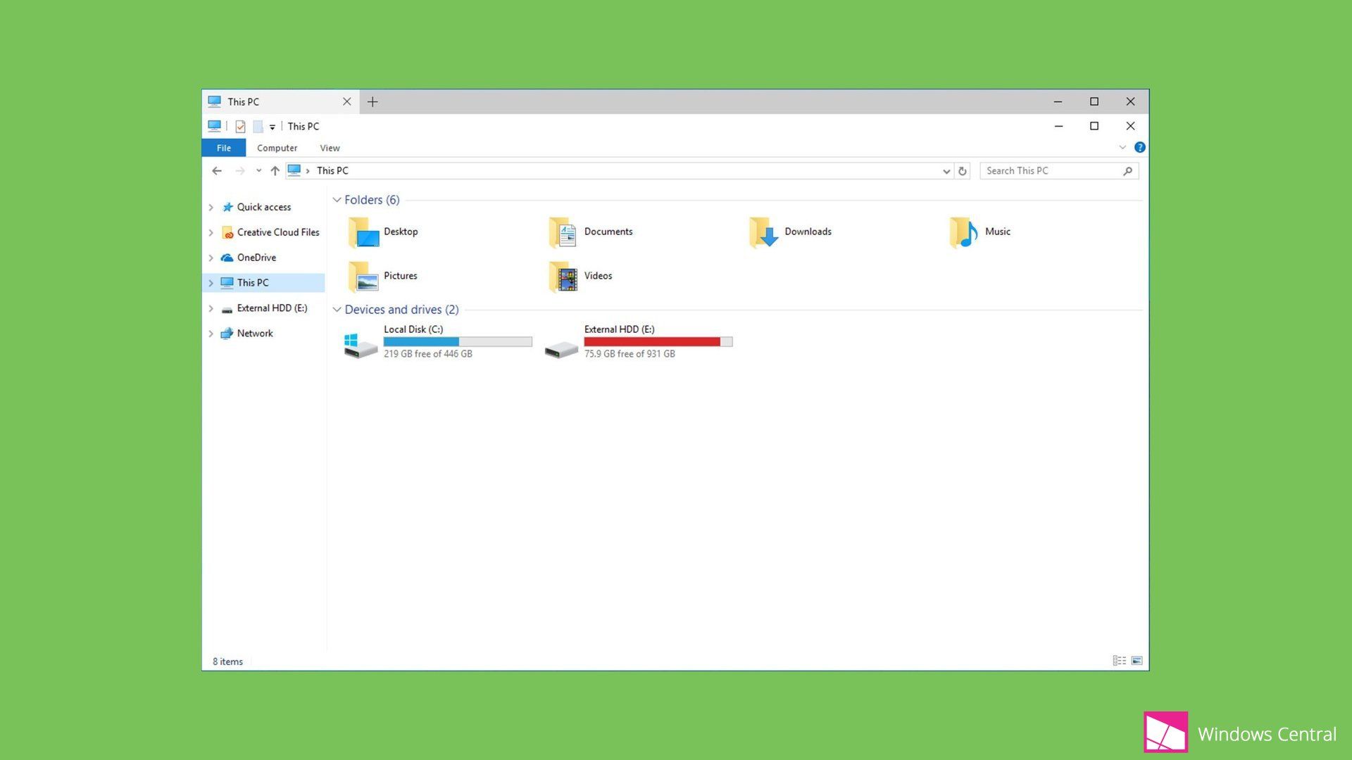 Windows 10 - Tabbed Shell For File Explorer
