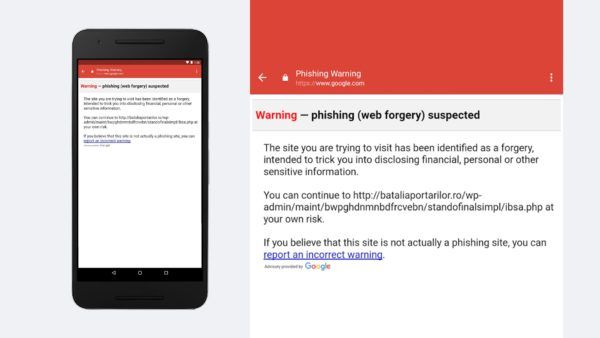 Gmail For Android Gets Phishing Protection