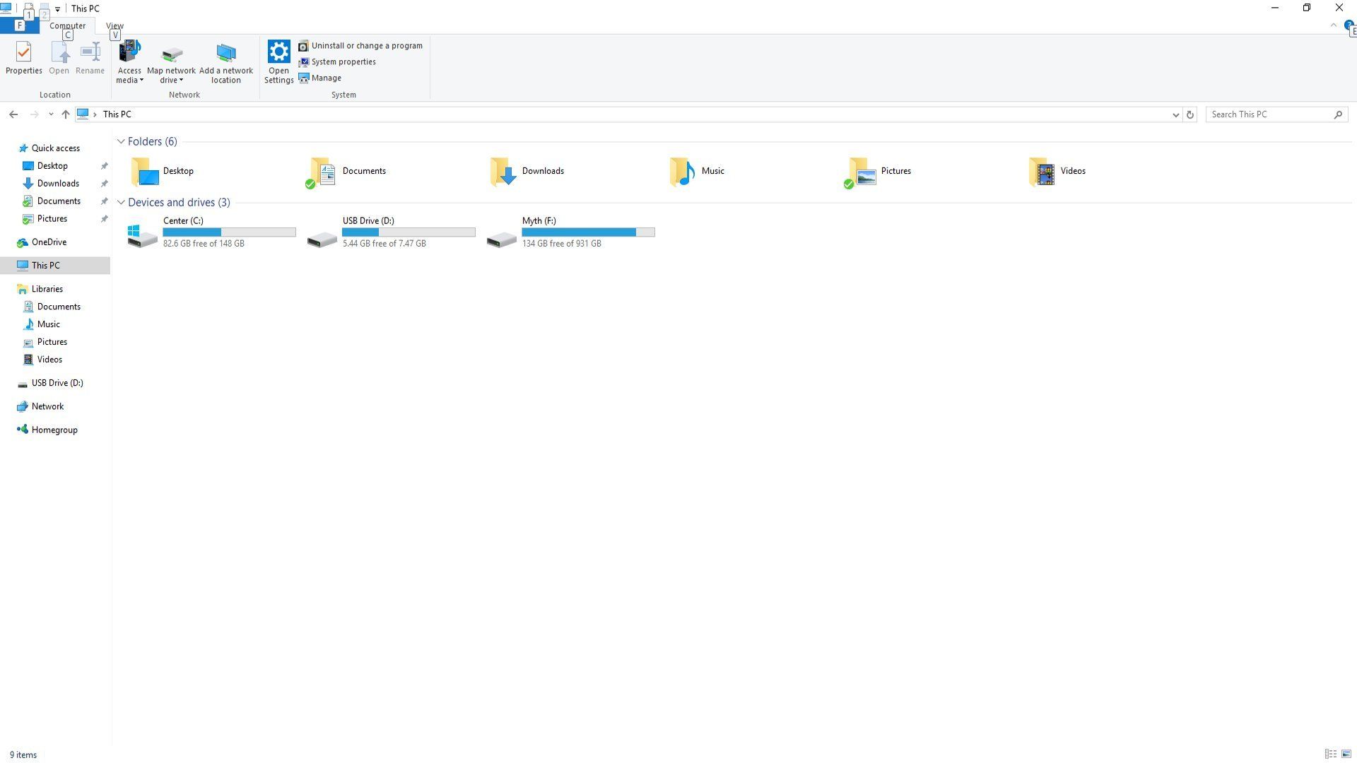 Windows 10 - File Explorer