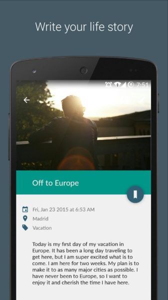 Journal With Narrate - Android