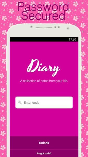 Diary With Lock - Android