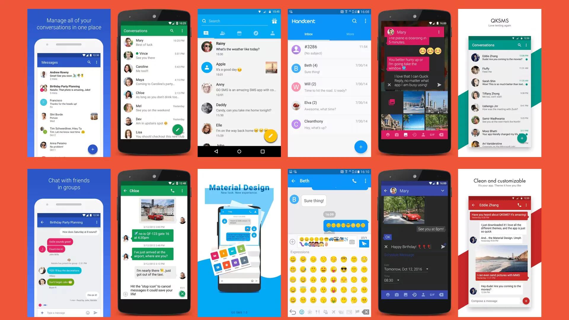 7 Best SMS Or Text Messaging Apps For Android