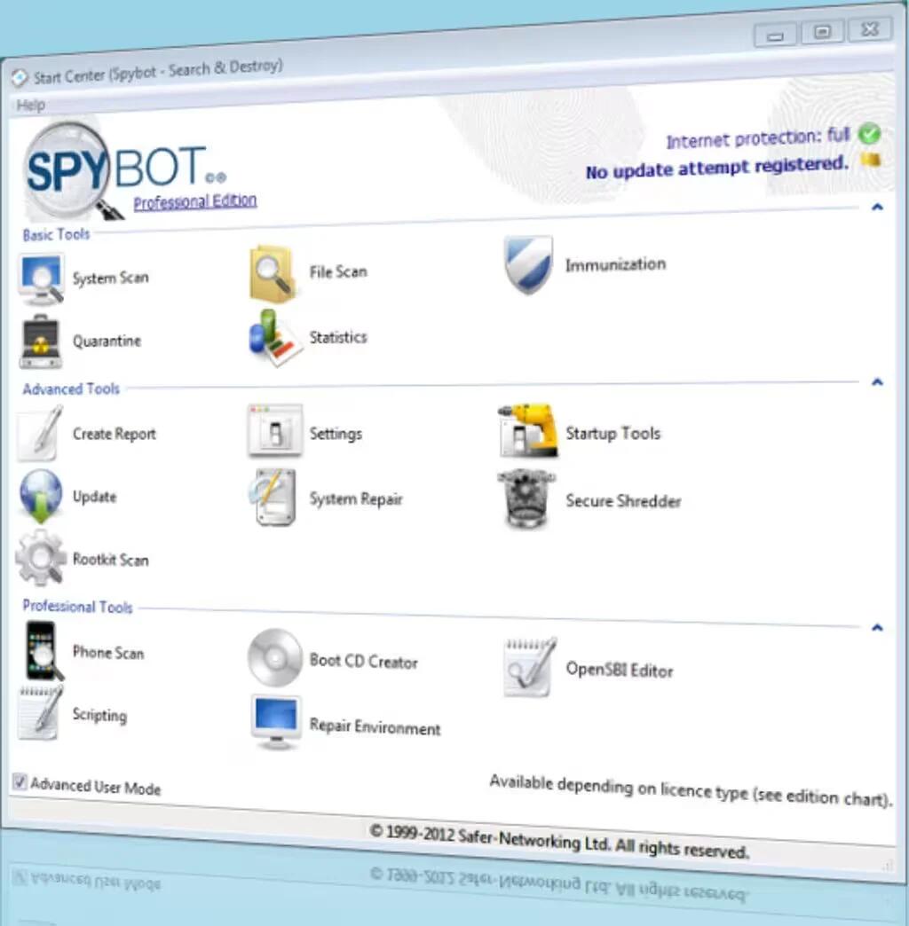 Spybot Search & Destroy