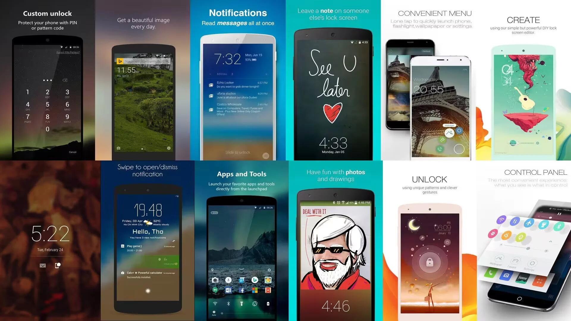 Android Lock Screen Apps