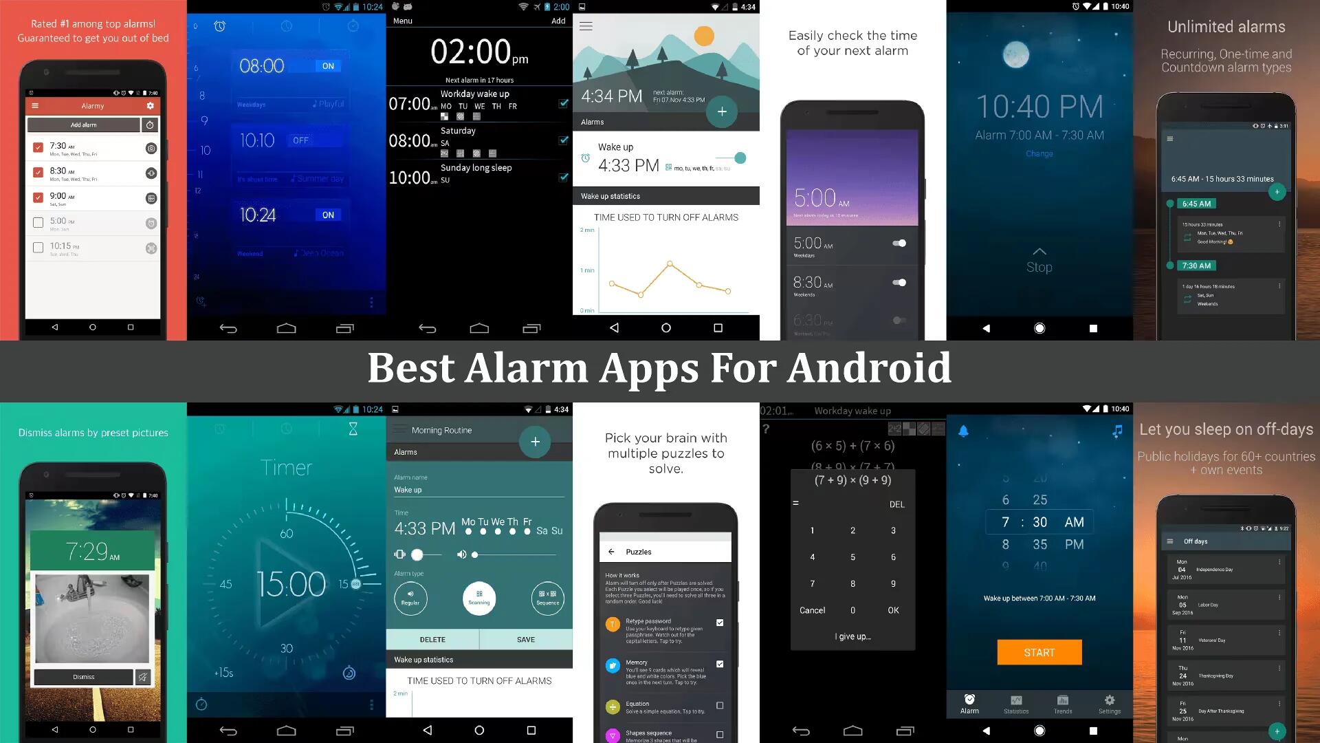 7 Best Alarm Clock Apps For Android