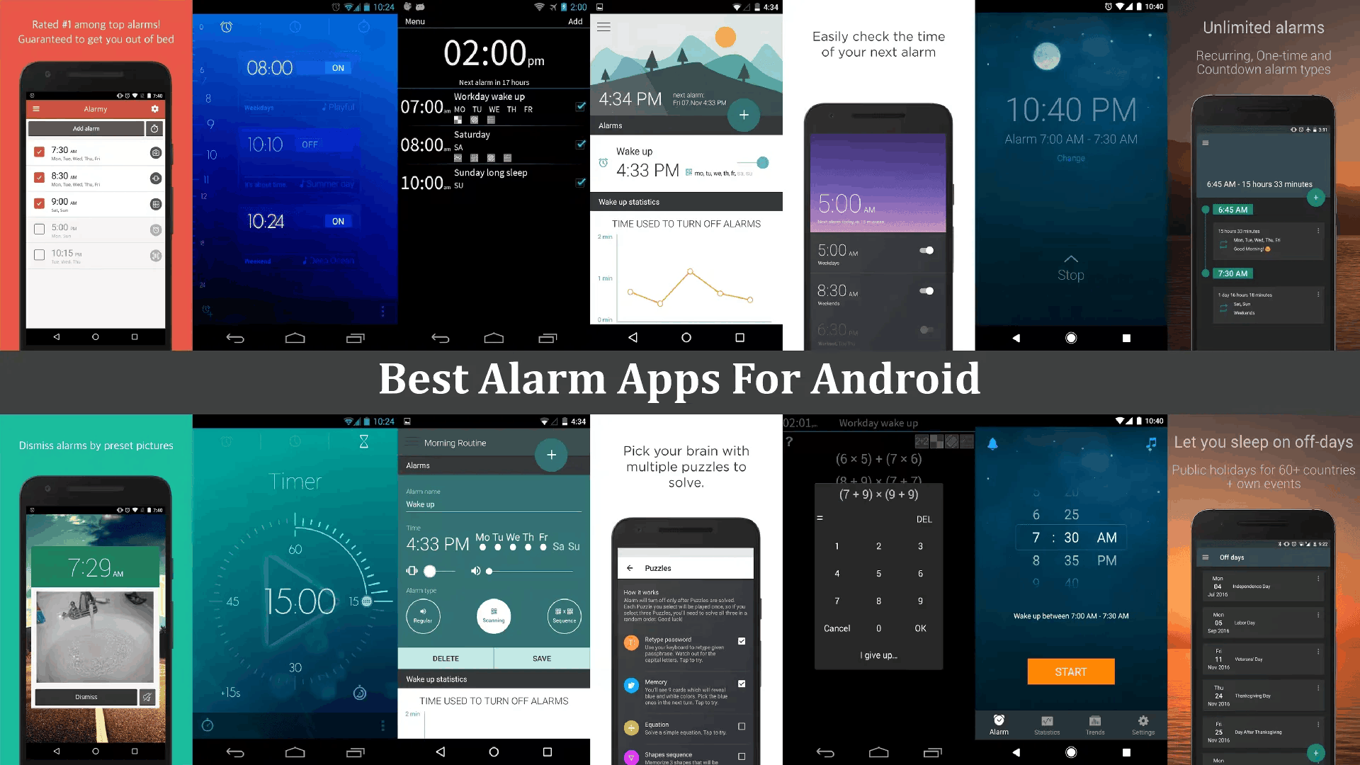 heavy sleeper alarm clock app