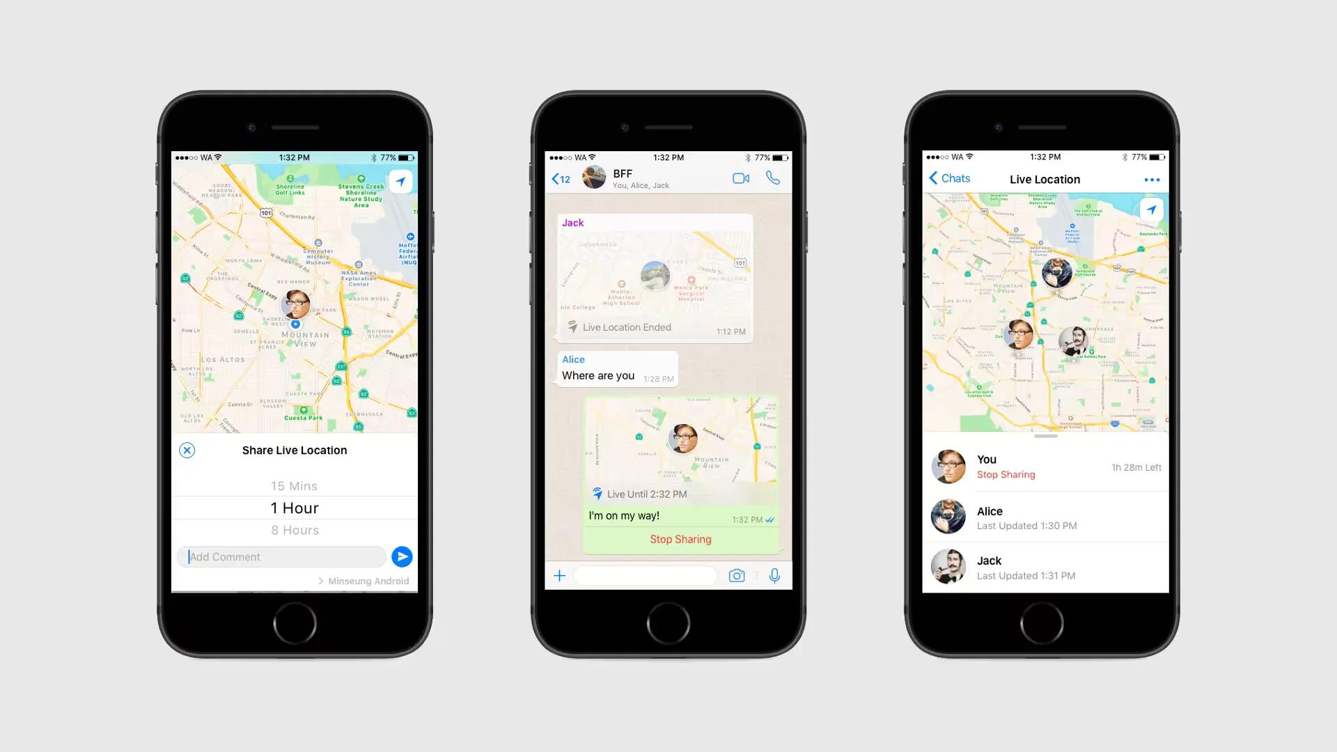 WhatsApp Rolls Out Encrypted “Live Location” Sharing Feature