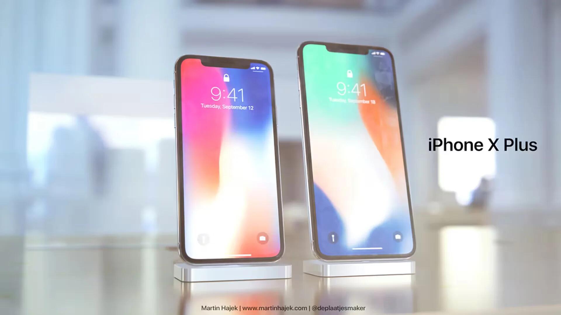 New Renders Of iPhone X Plus Shows A Massive 6.7-inch OLED Display