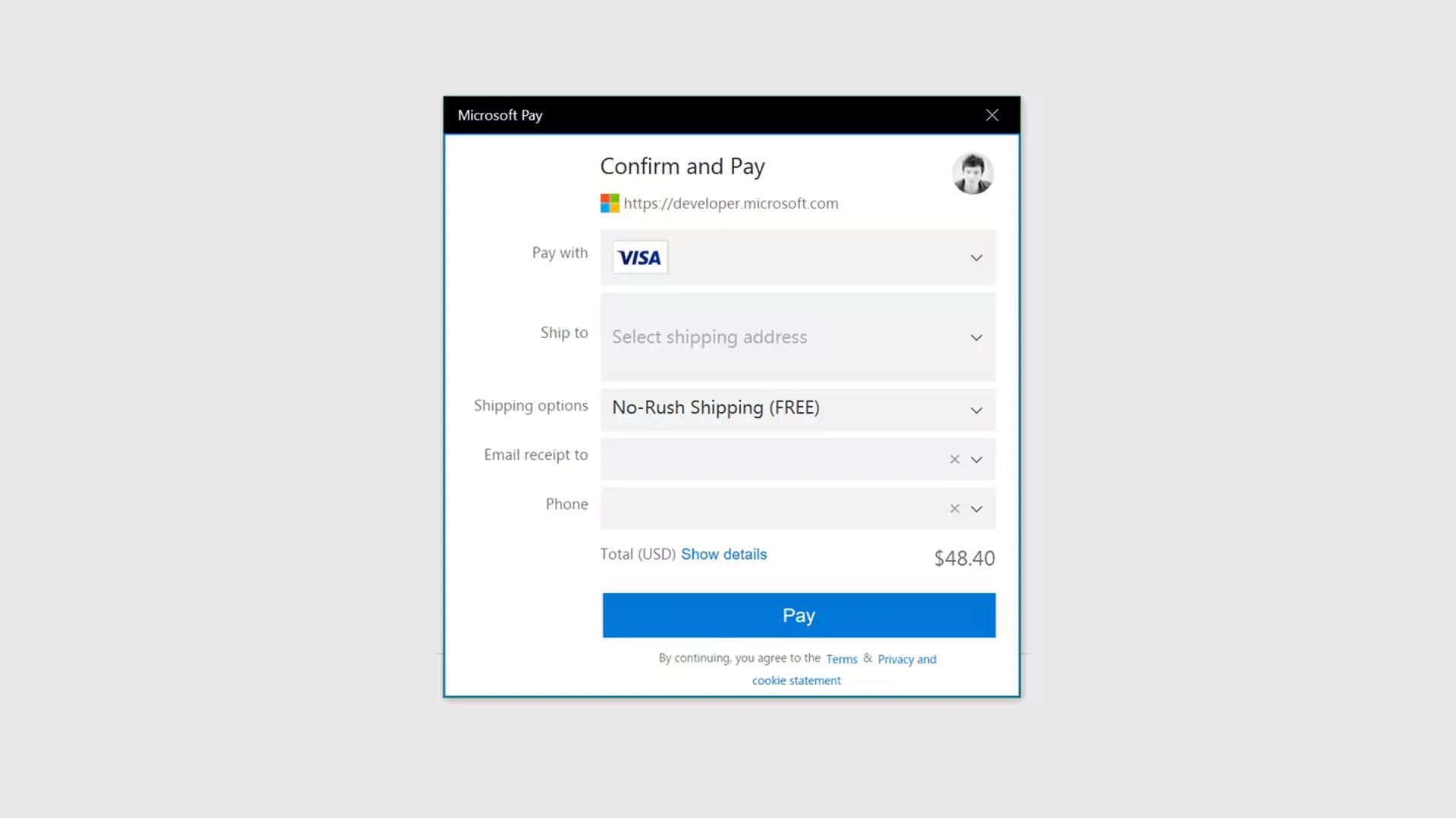 Microsoft Wallet Is Now Microsoft Pay In Windows 10