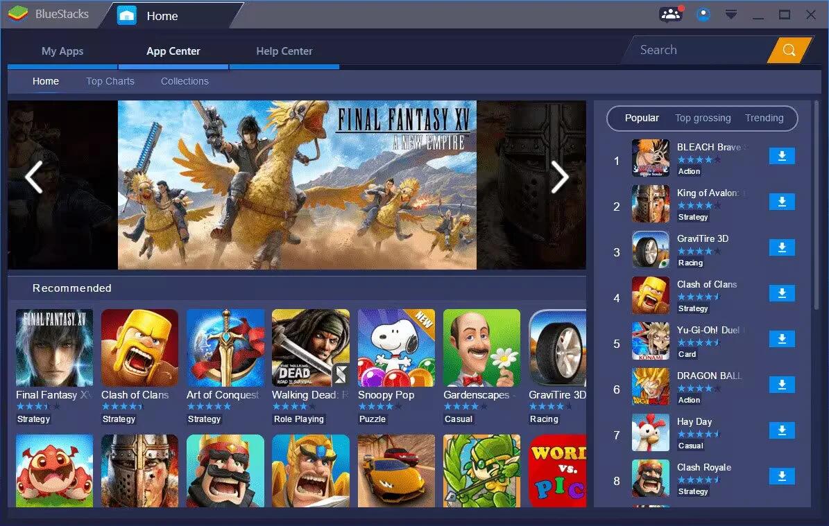 BlueStacks - App Center