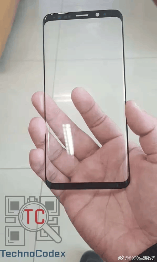 Alleged Samsung Galaxy S9 Front Panel