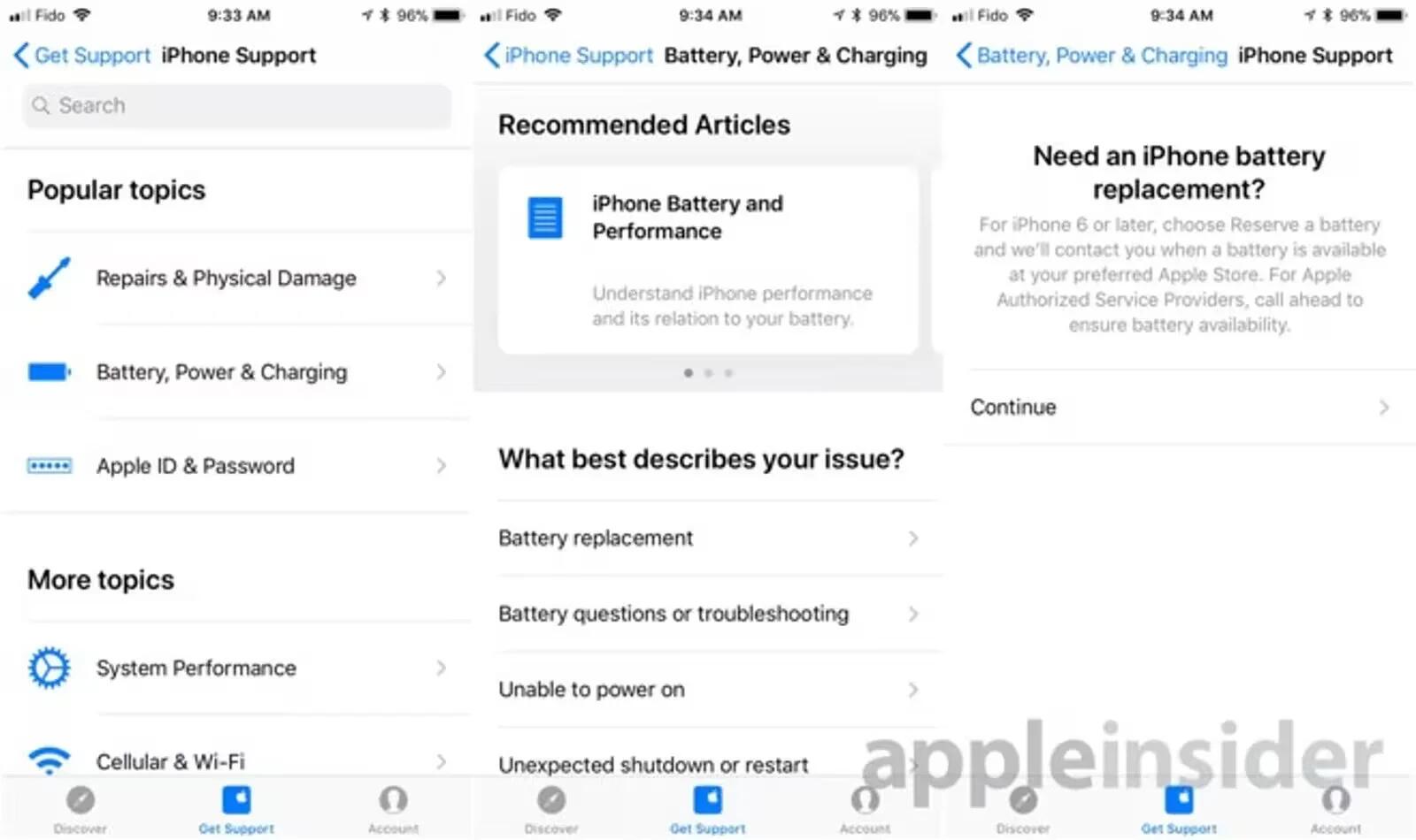 Apple "Reserve a Battery" Program for iPhone