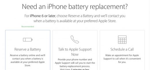 Apple "Reserve a Battery" Program for iPhone