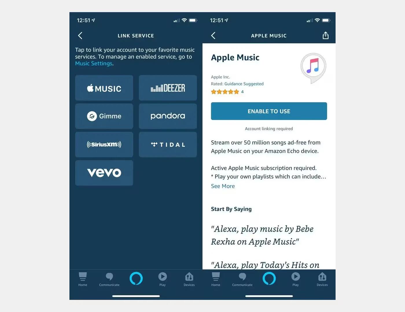 Apple Music Integration with Amazon Echo Speaker