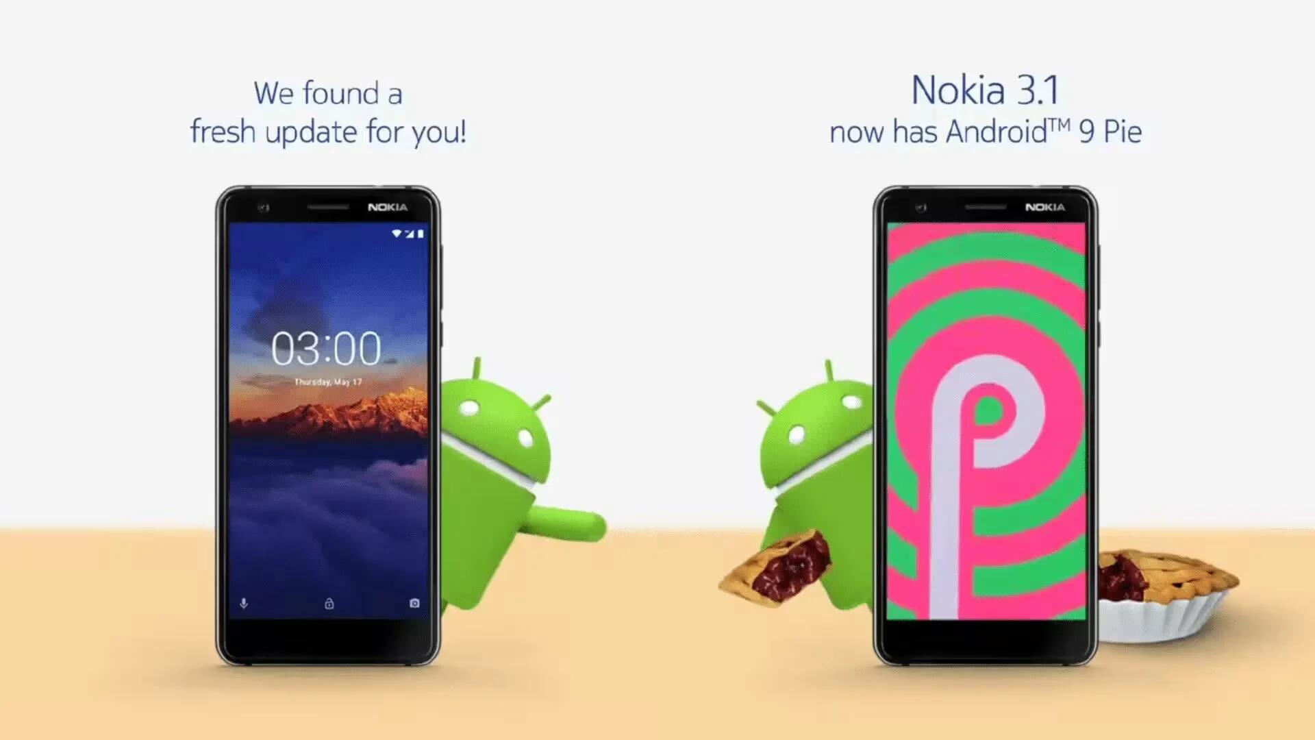 Nokia 3.1 gets Android 9 Pie update and it will launch on Verizon as Nokia 3V