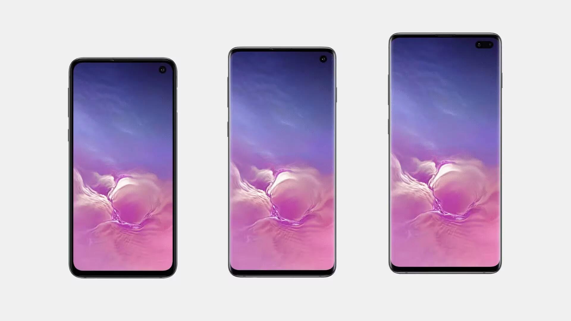 Samsung Galaxy S10, S10e, S10+