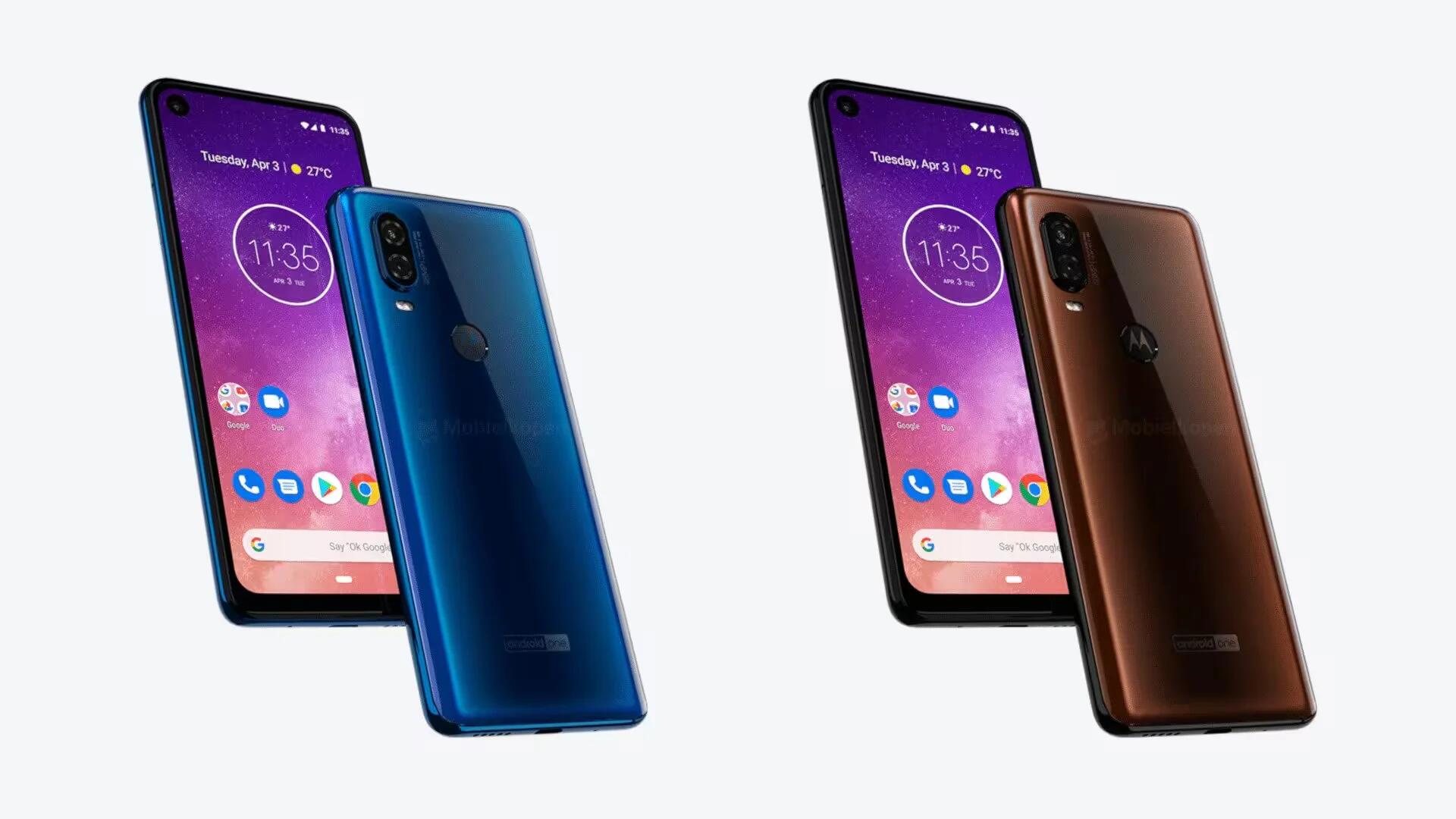 Leaked Motorola One Vision renders shows punch-hole display, 48MP camera