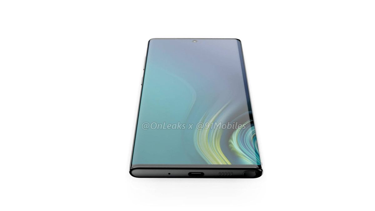 Samsung Galaxy Note 10 Leaked Render Images