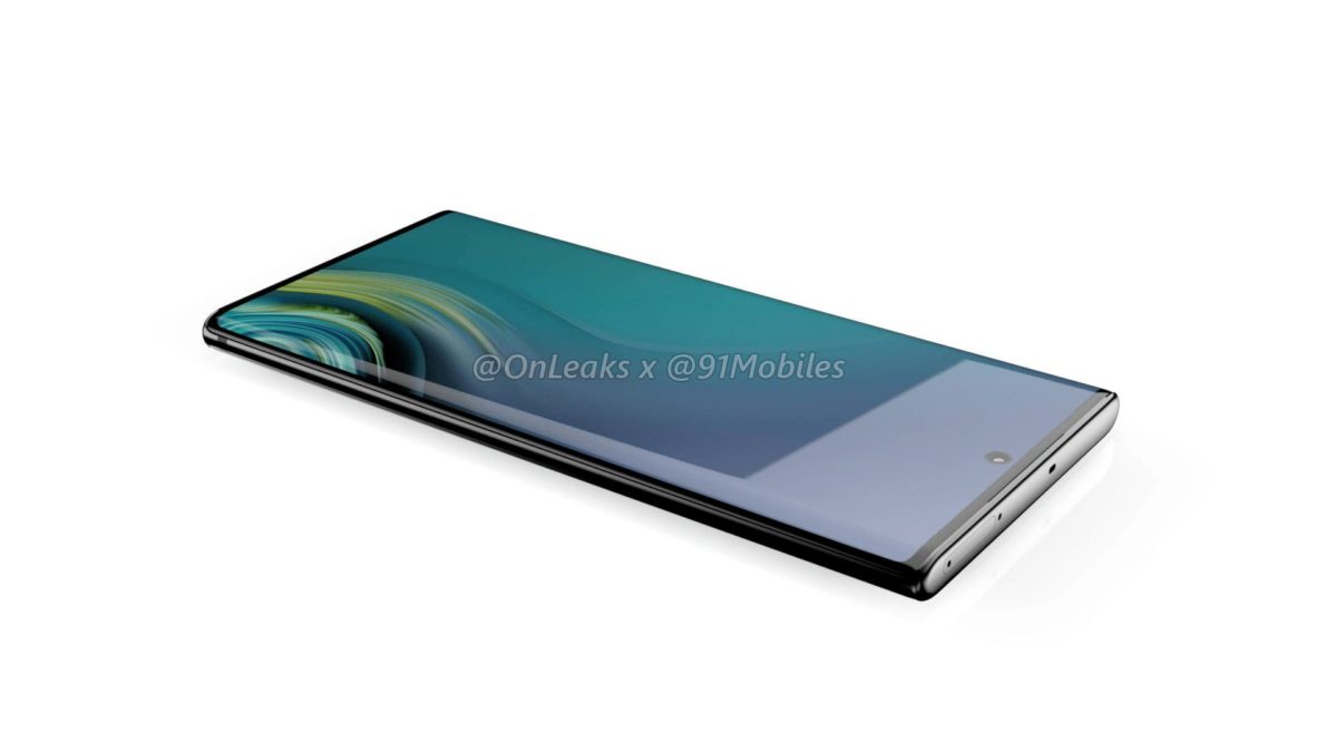 Samsung Galaxy Note 10 Leaked Render Images