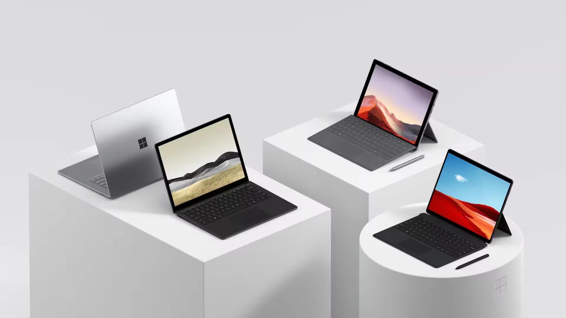 Microsoft Surface Pro X, Surface Pro 7 and Surface Laptop 3 is now available in India