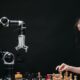 Woman Playing Chess With AI
