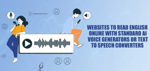 Websites to read English with online AI Voice Generators or Text-to-Speech converters