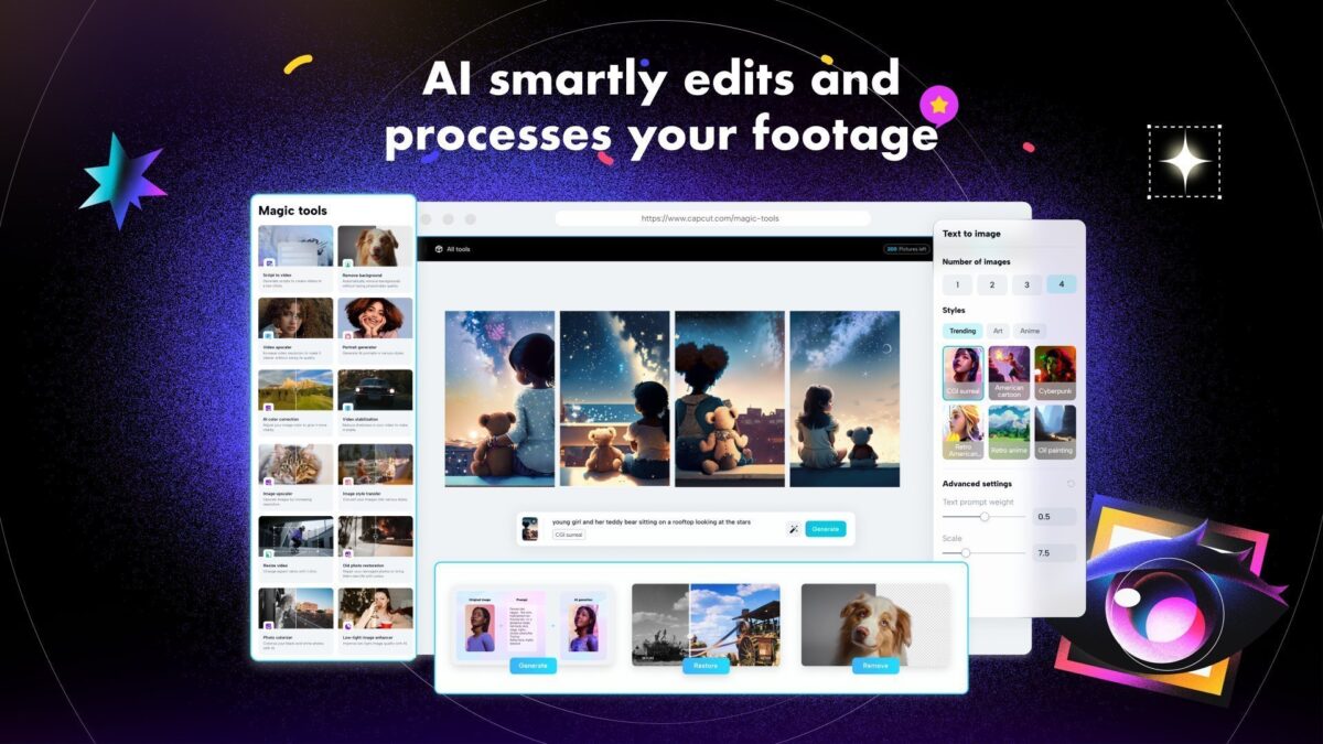 CapCut - AI smartly edits and processes your footage