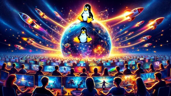 Linux Gaming Distros / DALL-E